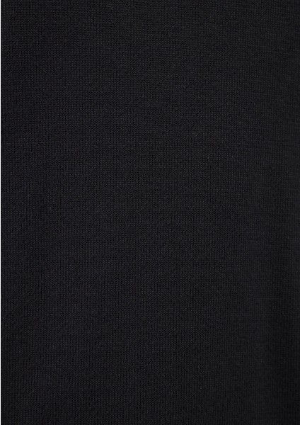 Bisiklet Yaka Siyah Kazak 0710257-900