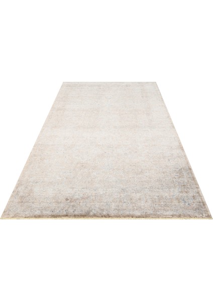 Pera 02 Beıge Uşaklı Kadınların Yoğun El Emeği ile Dokunan Soyut Desenli, Salon Halısı fırsatları