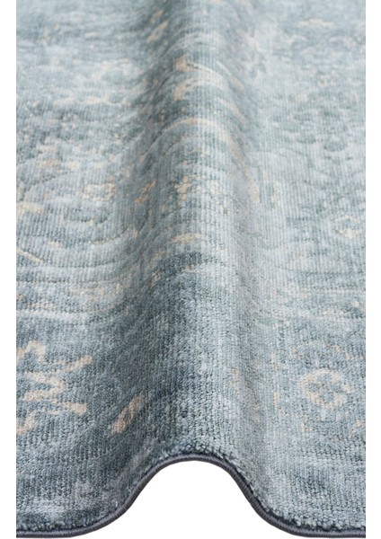 Pera 06 Sky Vızon Uşaklı Kadınların Yoğun El Emeği ile Dokunan Soyut Desenli, Salon Halısı modelleri