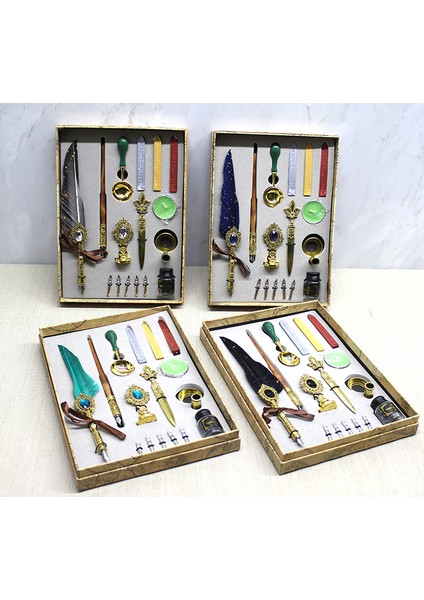 Büro Ev Ofis Hediyesi Için Divit Hokka ve Mühür Seti