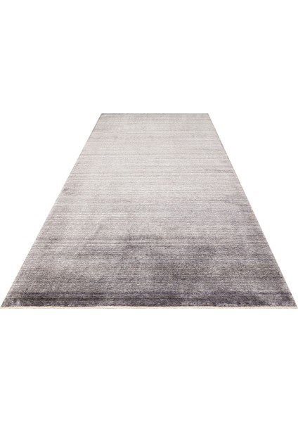 Pera Plaın Antrasıt Uşaklı Kadınların Yoğun El Emeği ile Dokunan Soyut Desenli, Salon Halısı