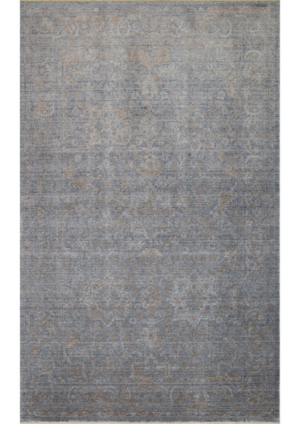 Pera 02 D.grey Bronze Uşaklı Kadınların Yoğun El Emeği ile Dokunan Soyut Desenli, Salon Halısı