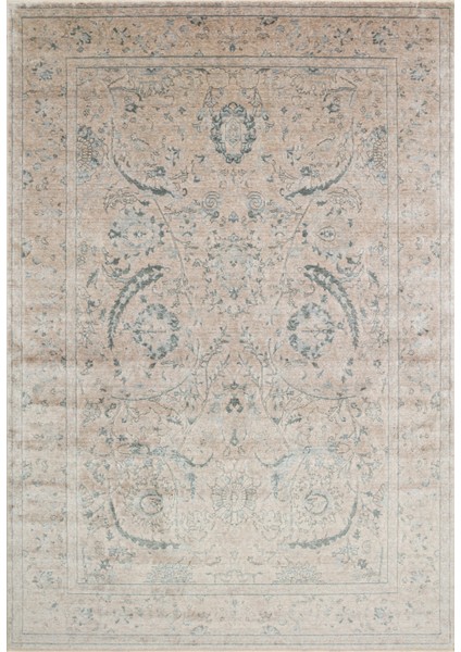 Pera 07 Vızon Sky Uşaklı Kadınların Yoğun El Emeği ile Dokunan Soyut Desenli, Salon Halısı