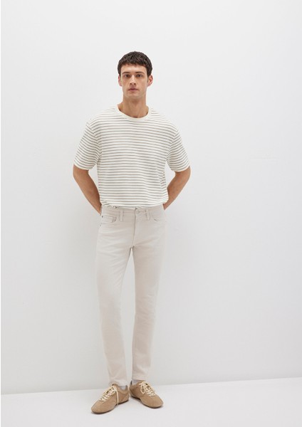 Jake Ekru Comfort Gabardin Pantolon 0042222763