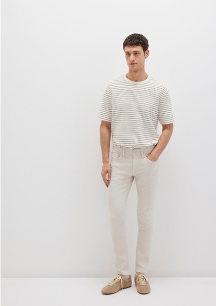 Jake Ekru Comfort Gabardin Pantolon 0042222763