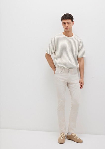 Jake Ekru Comfort Gabardin Pantolon 0042222763