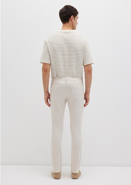 Jake Ekru Comfort Gabardin Pantolon 0042222763