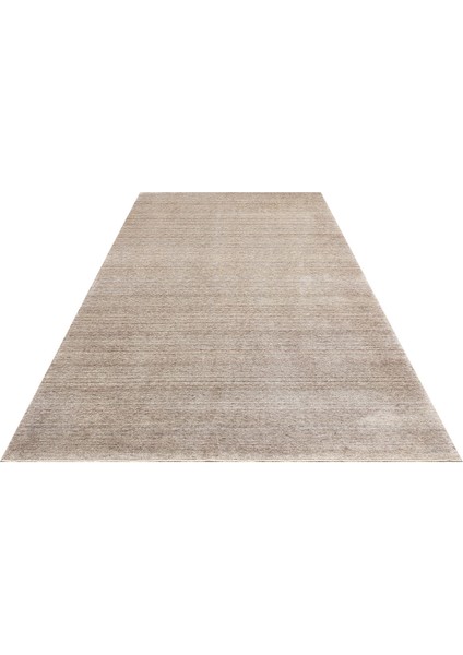 Pera Plaın Light Vizon Uşaklı Kadınların Yoğun El Emeği ile Dokunan Soyut Desenli, Salon Halısı