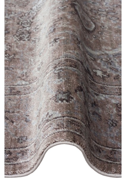 Pera 07 Smoke Grey Uşaklı Kadınların Yoğun El Emeği ile Dokunan Soyut Desenli, Salon Halısı modelleri