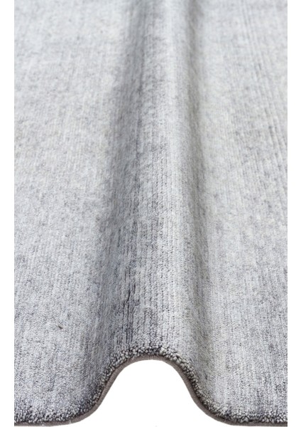 Pera Plaın Dark Grey Uşaklı Kadınların Yoğun El Emeği ile Dokunan Soyut Desenli, Salon Halısı modelleri