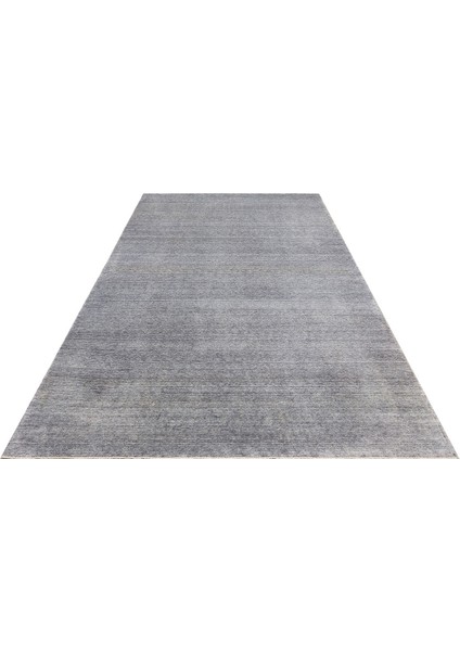 Pera Plaın Dark Grey Uşaklı Kadınların Yoğun El Emeği ile Dokunan Soyut Desenli, Salon Halısı