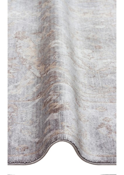 Pera 07 D. Grey Antrasıt Uşaklı Kadınların Yoğun El Emeği ile Dokunan Soyut Desenli, Salon Halısı modelleri