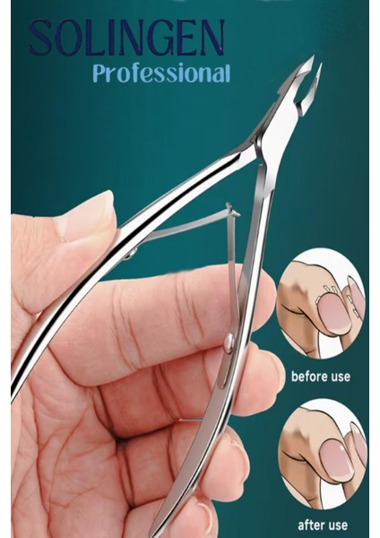Ocean Solingen Çift Bilyeli Manikür Pedikür Tırnak Et Pensi Profesyonel Tırnak Makası fırsatları