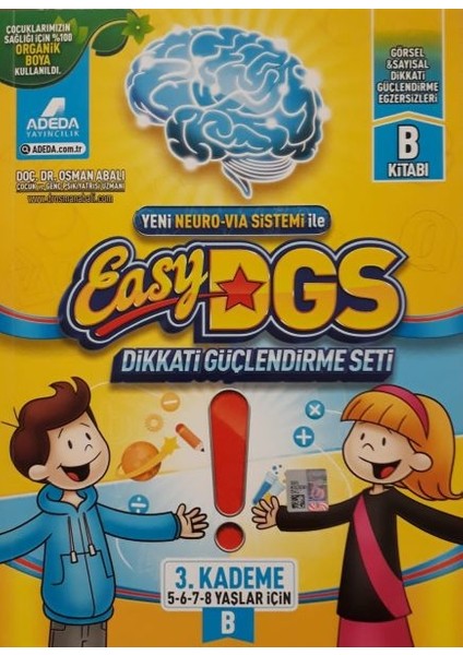 Easy Dikkati Güçlendirme Seti 5-8 Yaş B Kitapçığı