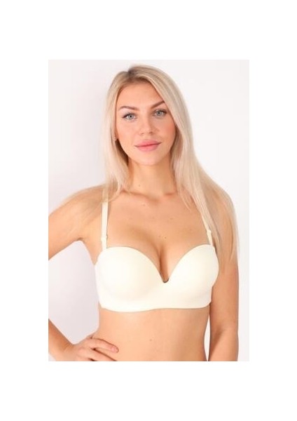 Lazer Kesim Straplez Sütyen