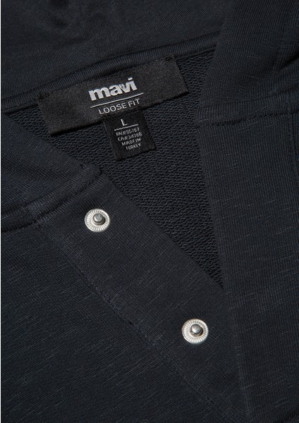 Kapüşonlu Antrasit Sweatshirt 0S10163-70499