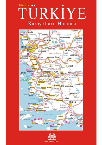 Turistik Türkiye Karayolları Haritası