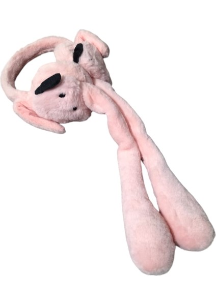 Çocuk Peluş Figürlü Oynar Kulaklı Hareketli Sesli Kışlık Kulaklık