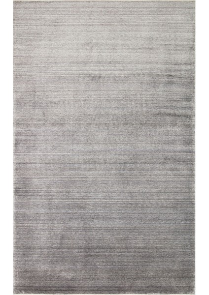 Pera Plaın Antrasıt Uşaklı Kadınların Yoğun El Emeği ile Dokunan Soyut Desenli, Salon Halısı