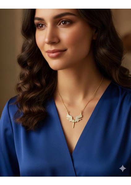 Altın Kaplama Mikail Melek Çelik Kolye fiyatları