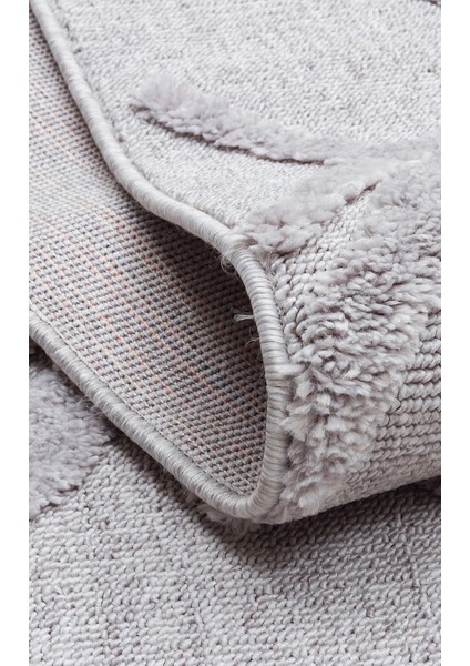 Tokyo 03 Grey Canlı Renkli ve Yumuşak Dokulu Çocuk Odası, Koridor, Salon, Yolluk, Mutfak Halısı