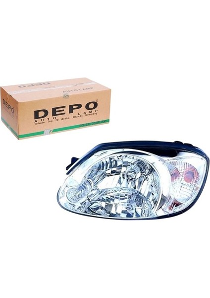 Far Takım Sağ + Sol Hyundaı Accent Admıre 2003-2006 | Beyaz Sinyalli Elektrikli modelleri