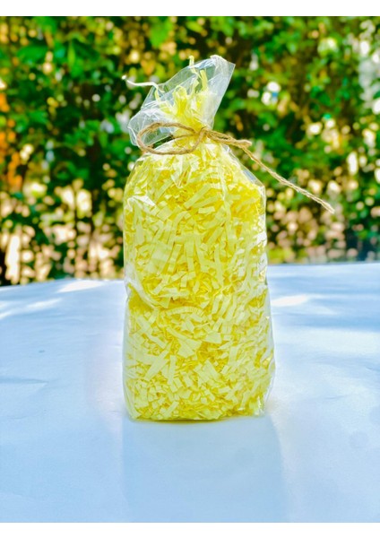 Limon Sarısı Rengi Kırpık Kağıt 100 gr | Z Zigzag Kutu Dolgu ve Süsleme Kağıdı | Hediye Kutusu Için fiyatları