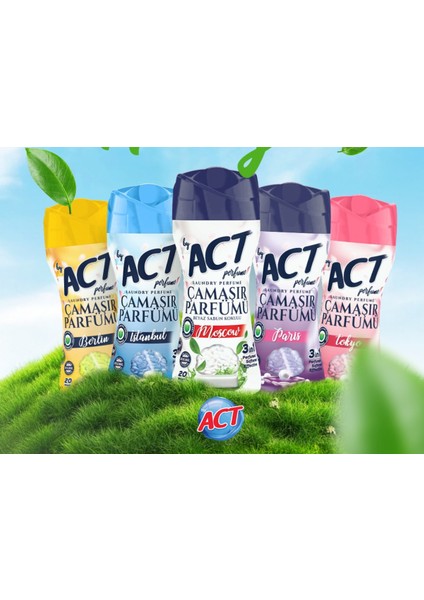 Çamaşır Parfümü Istanbul-Belin-Tokyo-Paris-Moscow 5X210 gr modelleri