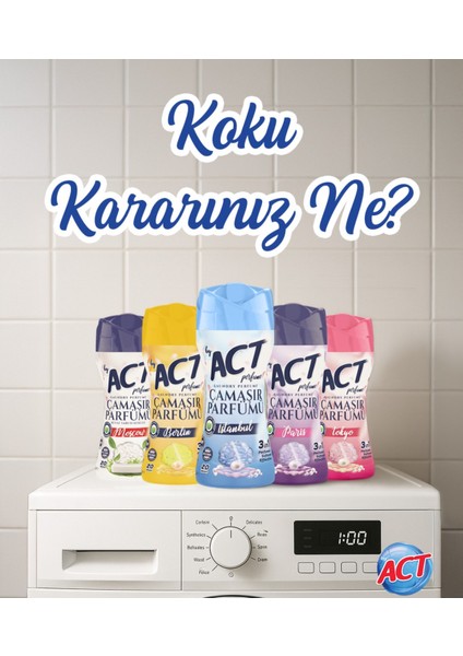 Çamaşır Parfümü Istanbul-Belin-Tokyo-Paris-Moscow 5X210 gr fırsatları