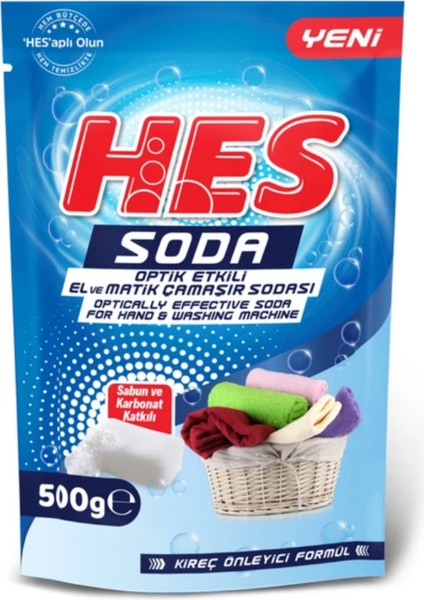 Soda-El ve Matik Çamaşır Sodası(Optik Etkili) 500GRX6 Adet fiyatları
