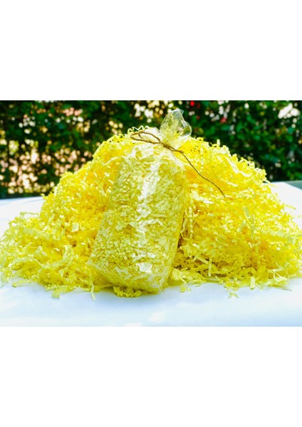 Açık Sarı Kırpık Kağıt 50 gr | Z Zigzag Kutu Dolgu ve Süsleme Kağıdı | Hediye Kutusu Için