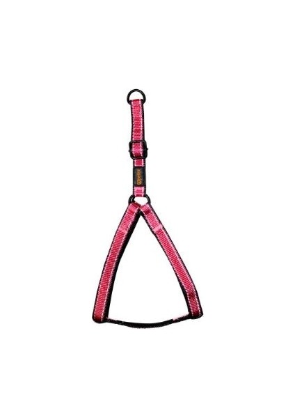 Petex Reflektörlü Kelebek Tasma Pembe-Siyah M