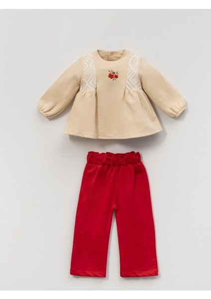 Çiçek Nakışlı Robalı Alt Üst Takım fiyatları