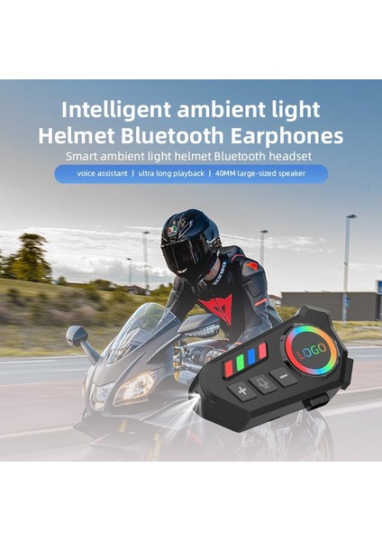 K06 Motosiklet Kask Kulaklığı – Su Geçirmez Bluetooth 5.4, 40 Saat Çalma Süresi, LED Işıklı, Ses Asistanı Destekli Kablosuz Kask Kulaklığı fiyatları