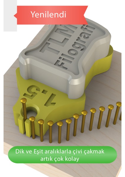 Profesyonel Mıknatıslı Çivi Tutma Çakma Aparatı | 1.5mm aralık ile çivi çakma