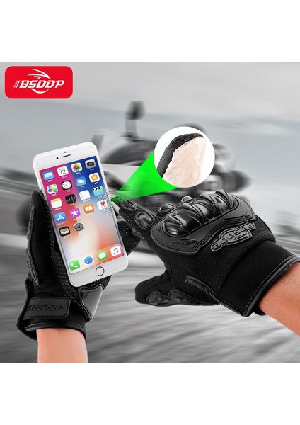 Erkek Aşınmaya Dayanıklı Motosiklet Eldiveni - L - Siyah (Yurt Dışından) modelleri