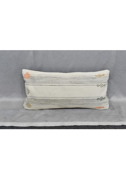 Yeni El Dokuma Dekoratif Lumbar Kilim Kırlent Yastık Kılıfı 6609 modelleri