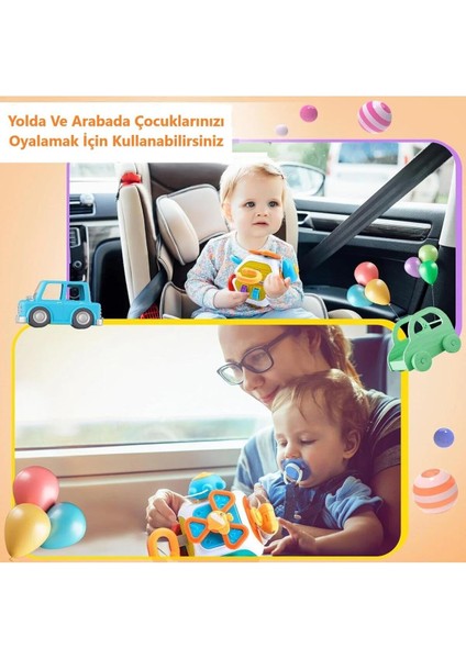 10 Aktiviteli Eğitici Çok Amaçlı Aktivite Küpü Montessori Oyuncak 15 Cm. fiyatları