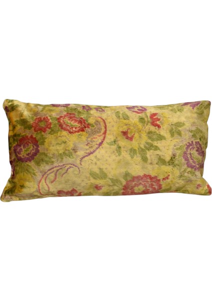 Yeni Kadife Dokuma Dekoratif Kilim Kırlent Yastık Kılıfı 6629