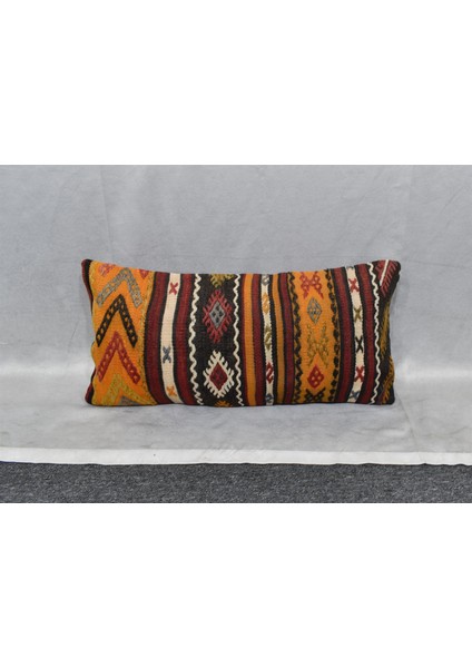 Yeni El Dokuma Dekoratif Lumbar Kilim Kırlent Yastık Kılıfı 6599 modelleri