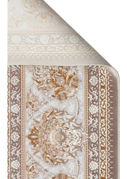 Lübna 02 Grey Bambu ve Viskon Kullanılarak Üretilen Klasik Desenli Şık, Zarif Salon Halısı fiyatları