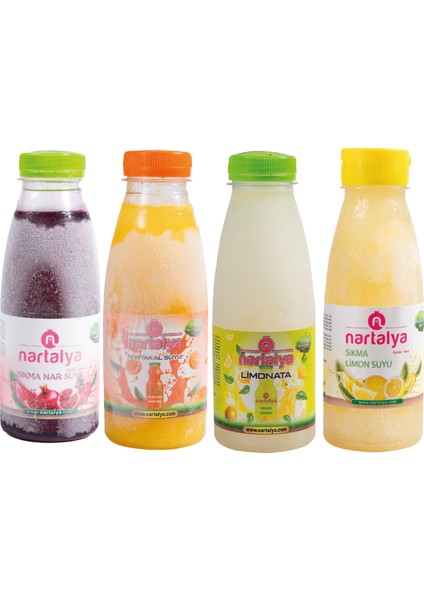 Sıkma Nar Portakal Limonata Limon Suyu 1 Er Adet 330 Ml.dondurulmuş Ürün