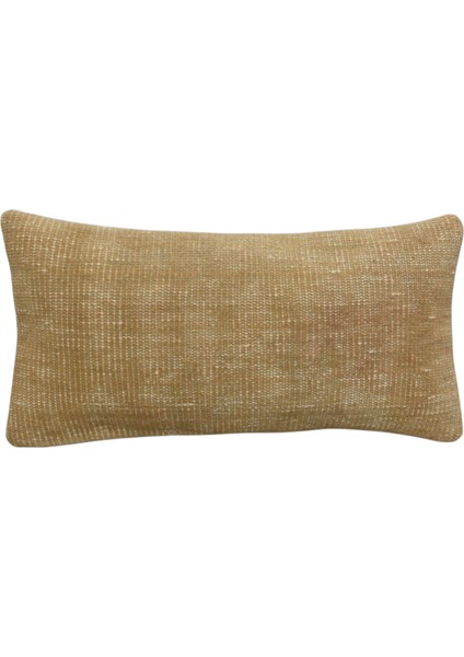 Vintage El Dokuma Dekoratif Lumbar Halı Kırlent Yastık Kılıfı 6611