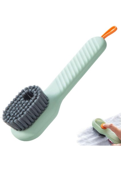 Ergonomik Lavabo ve Küvet Temizleme Fırçası + Deterjan Hazneli Ayakkabı Bot Fırçası - 2li Set J6B9Q5 indirimleri