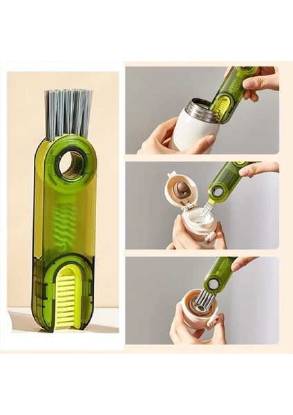 Lavabo ve Küvet Temizleme Fırçası + U Şekilli 3 Fonksiyonlu Temizlik Fırçası - 2li Set J9N7P4 indirimleri