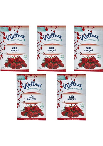 Dolap Çekmece, Oda ve Araç Kokusu - Gül Bahçesi 5 Adet