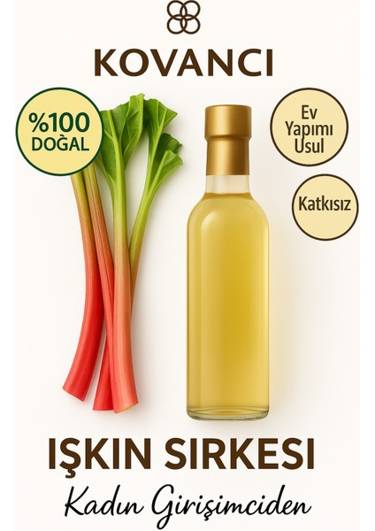 Doğal Işkın Sirkesi- %100 Doğal Fermente-El YAPIMI-500ML