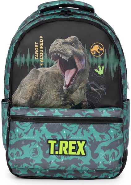 Lisanslı T.rex Temalı Erkek Ilkokul Sırt Çantası