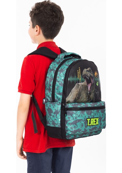 Lisanslı T.rex Temalı Erkek Ilkokul Sırt Çantası modelleri
