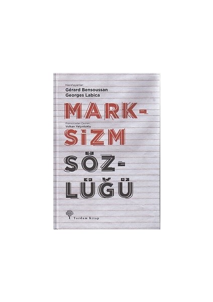 Marksizm Sözlüğü (Ciltli)